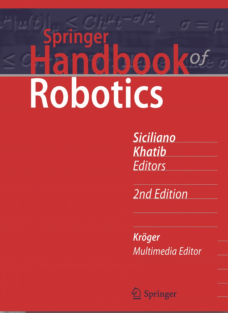 Bruno Siciliano: dalla seconda edizione dello Springer Handbook of Robotics a Robotics Goes MOOC e al lancio di I-RIM 